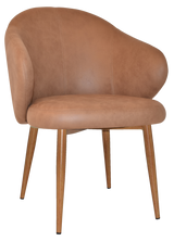 EZ ARM CHAIR HUGO METAL LIGHTOAK