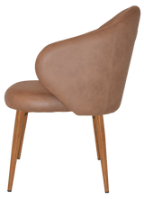 EZ ARM CHAIR HUGO METAL LIGHTOAK