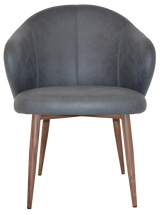 EZ ARM CHAIR HUGO METAL LIGHT WALNUT