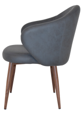 EZ ARM CHAIR HUGO METAL LIGHT WALNUT
