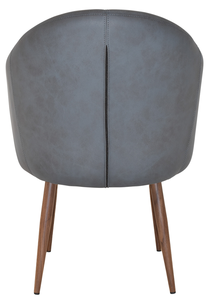 EZ ARM CHAIR HUGO METAL LIGHT WALNUT