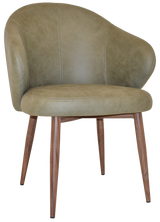 EZ ARM CHAIR HUGO METAL LIGHT WALNUT
