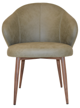 EZ ARM CHAIR HUGO METAL LIGHT WALNUT