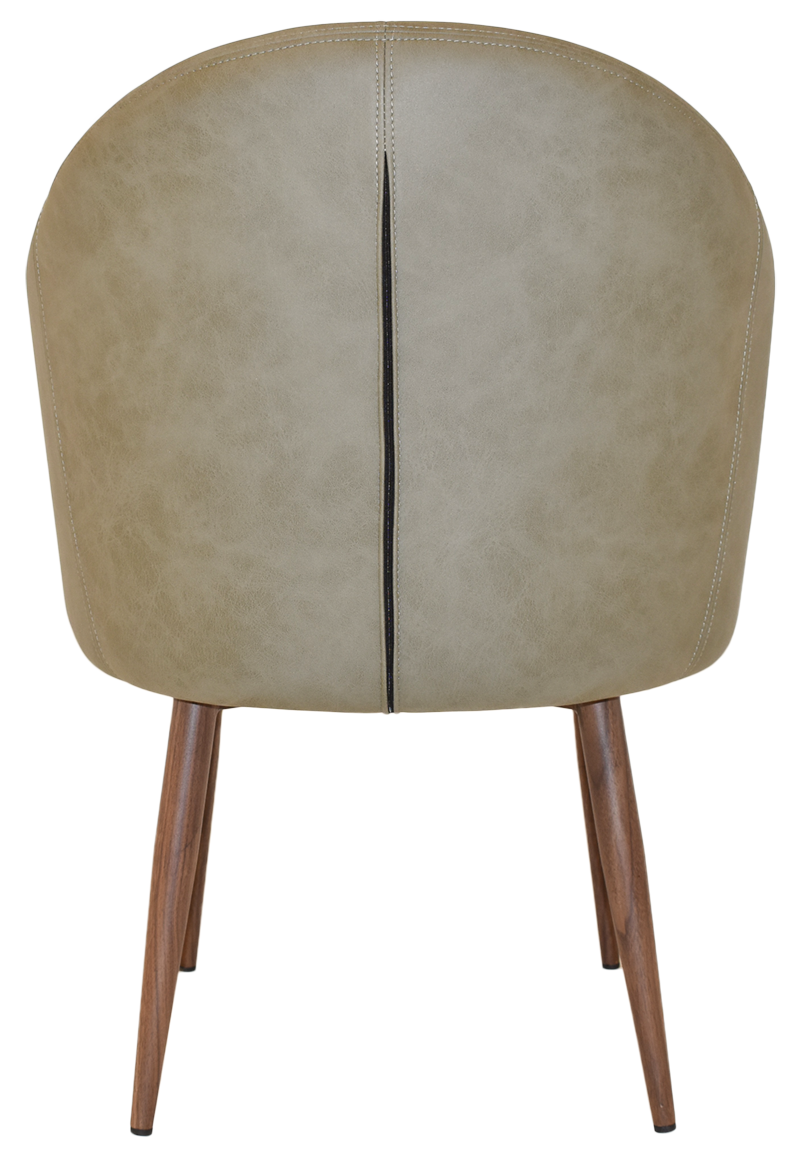 EZ ARM CHAIR HUGO METAL LIGHT WALNUT