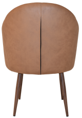 EZ ARM CHAIR HUGO METAL LIGHT WALNUT