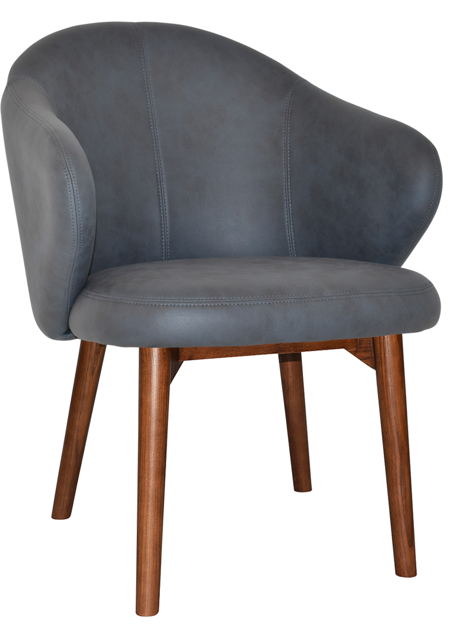 EZ ARM CHAIR HUGO TIMBER LIGHT WALNUT