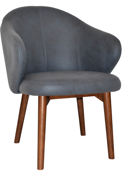 EZ ARM CHAIR HUGO TIMBER LIGHT WALNUT
