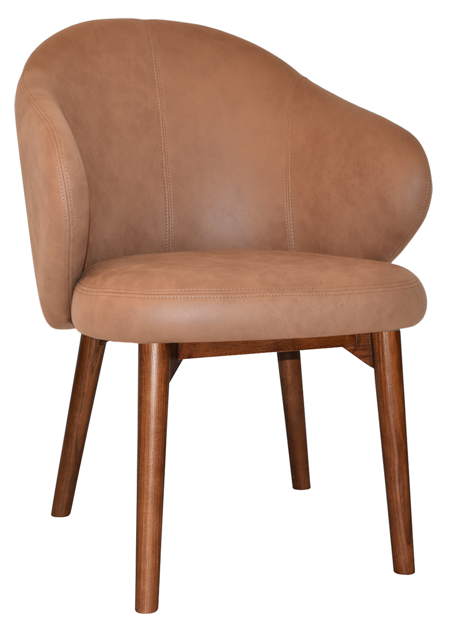 EZ ARM CHAIR HUGO TIMBER LIGHT WALNUT