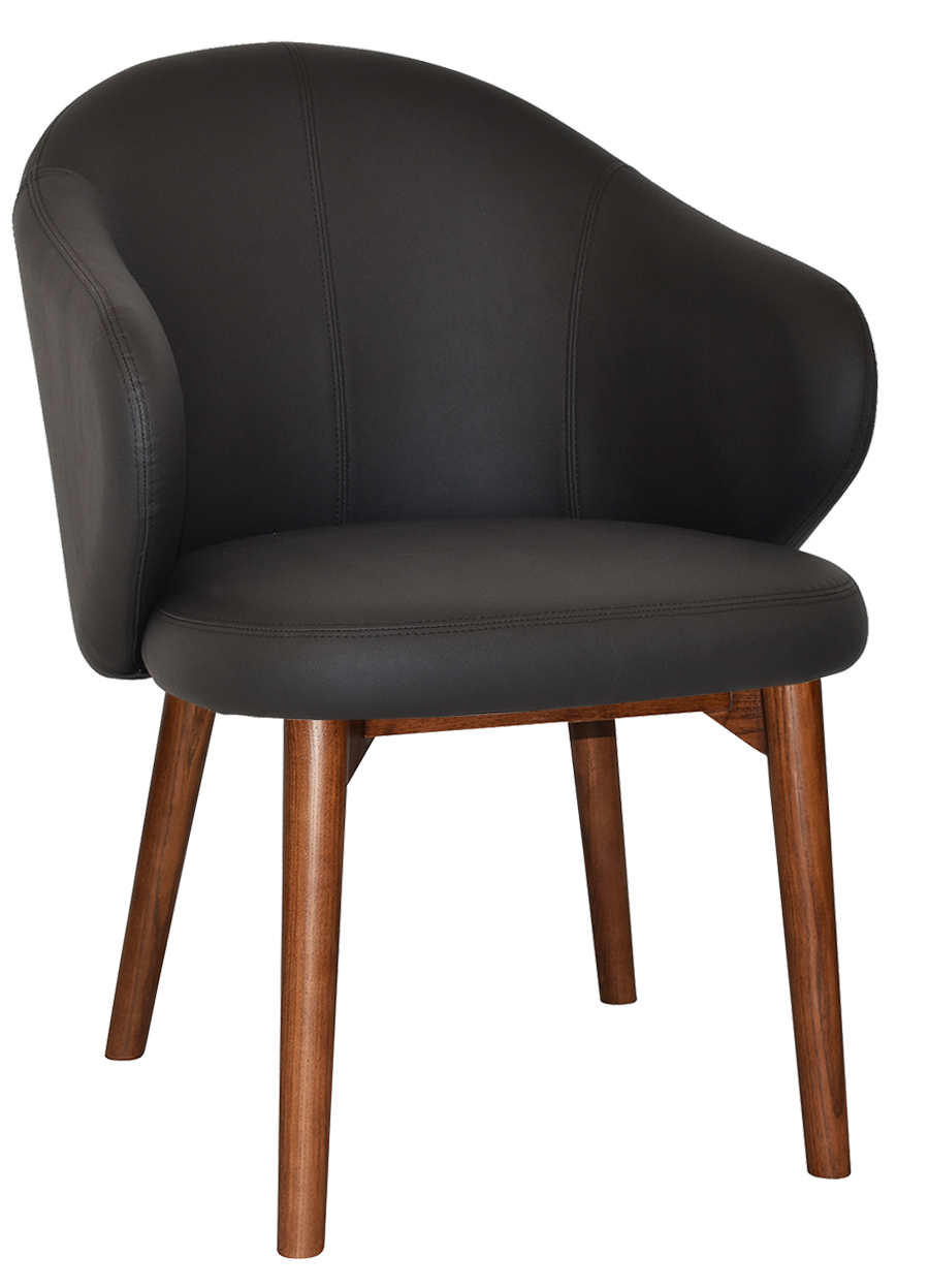 EZ ARM CHAIR HUGO TIMBER LIGHT WALNUT