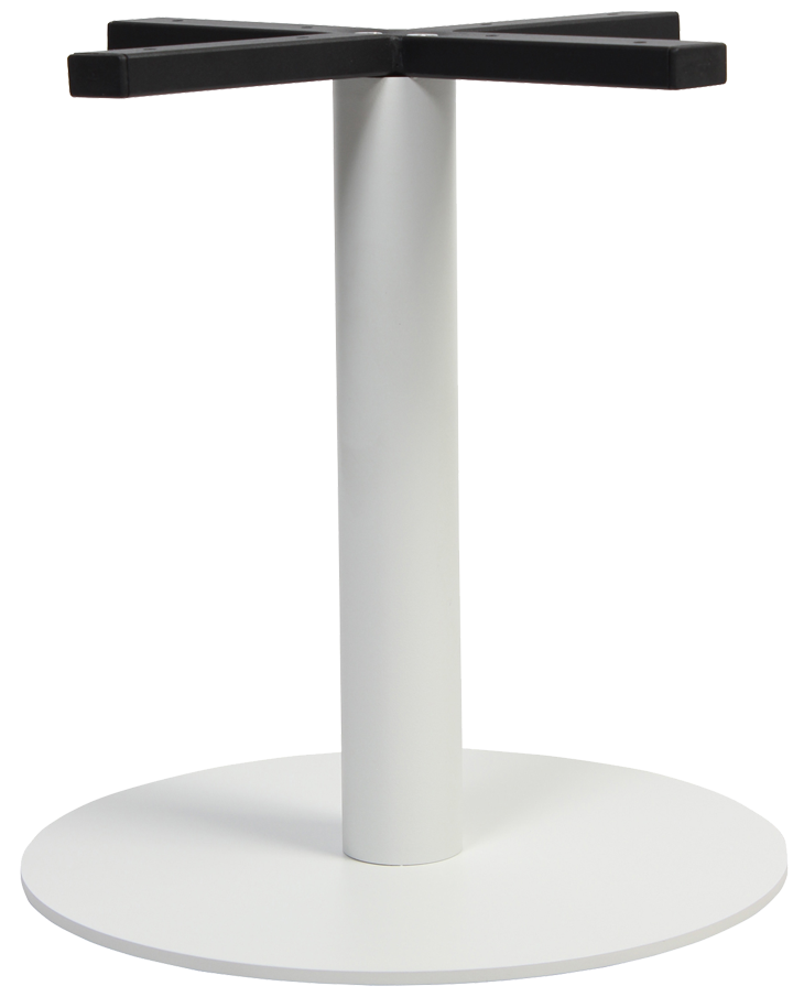 EZ BASE COFFEE TABLE PORTO DISC 400MM WHITE