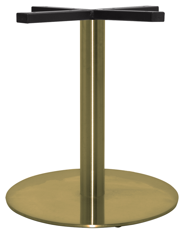 EZ BASE COFFEE TABLE ROME DISC 400MM BRASS