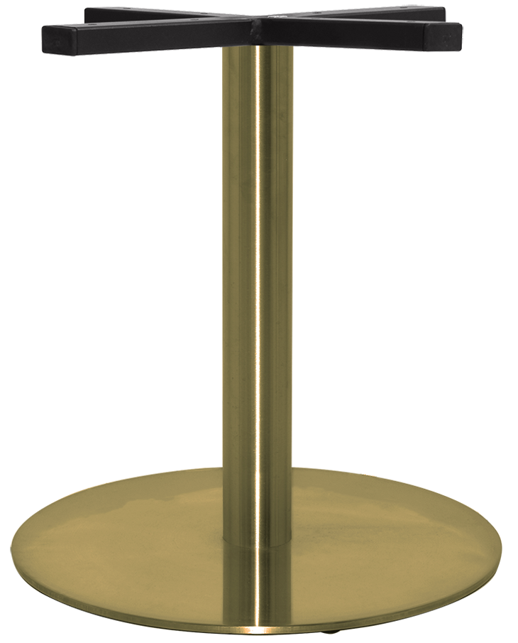 EZ BASE COFFEE TABLE ROME DISC 400MM BRASS