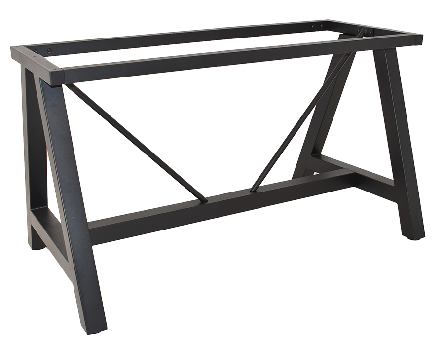 EZ BASE TABLE A FRAME 1200MM H730 BLACK