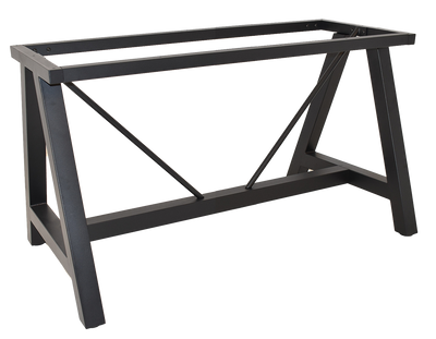 EZ BASE TABLE A FRAME 1200MM H730 BLACK