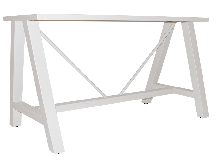 EZ BASE TABLE A FRAME 1200MM H730 BLACK