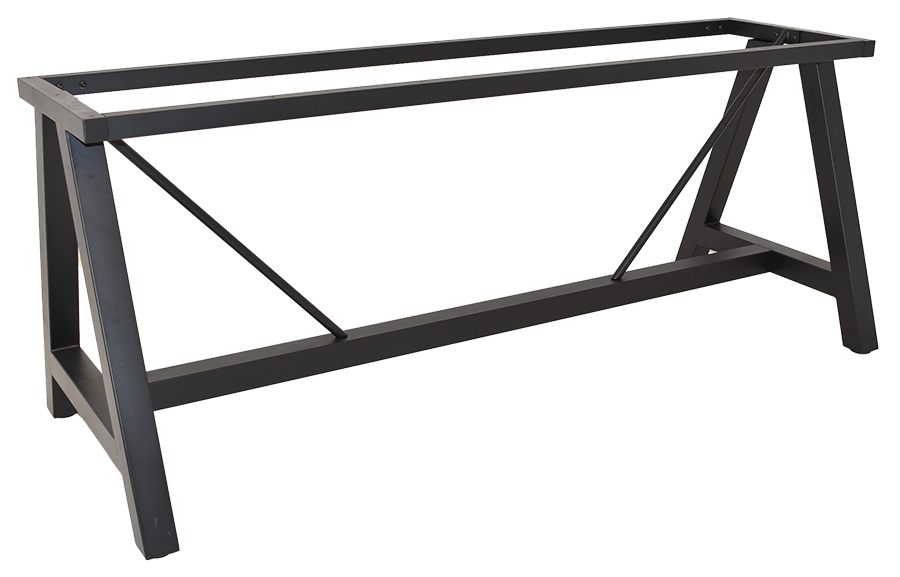 EZ BASE TABLE A FRAME 1200MM H730 BLACK
