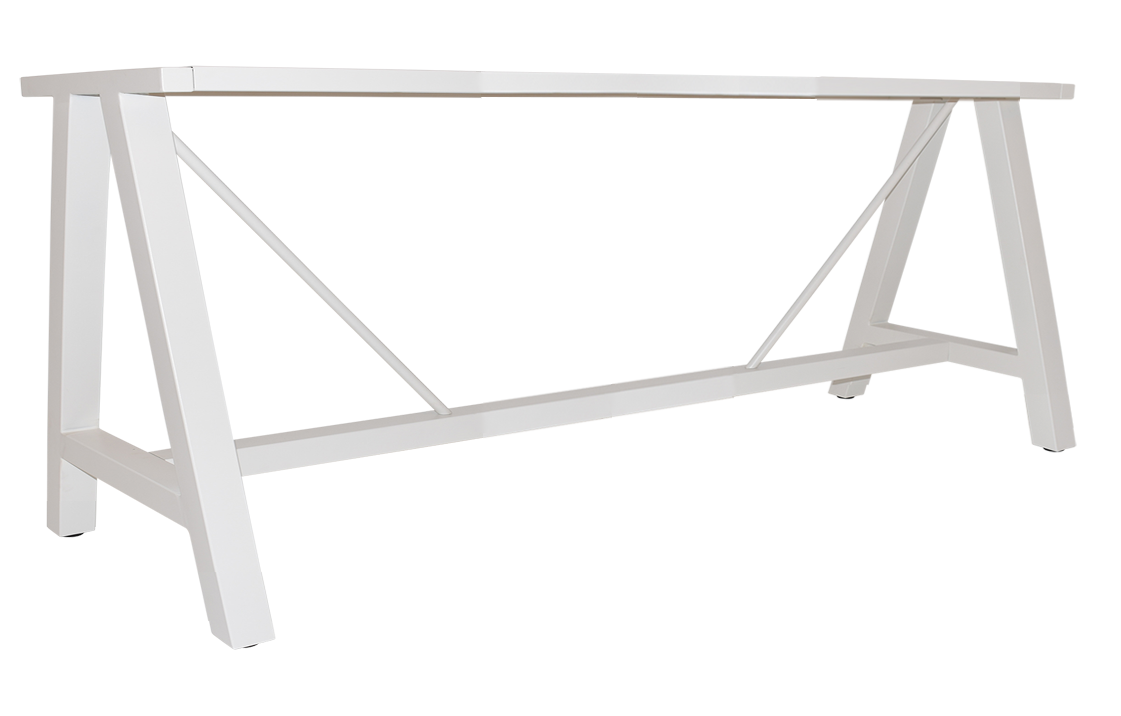 EZ BASE TABLE A FRAME 1200MM H730 BLACK