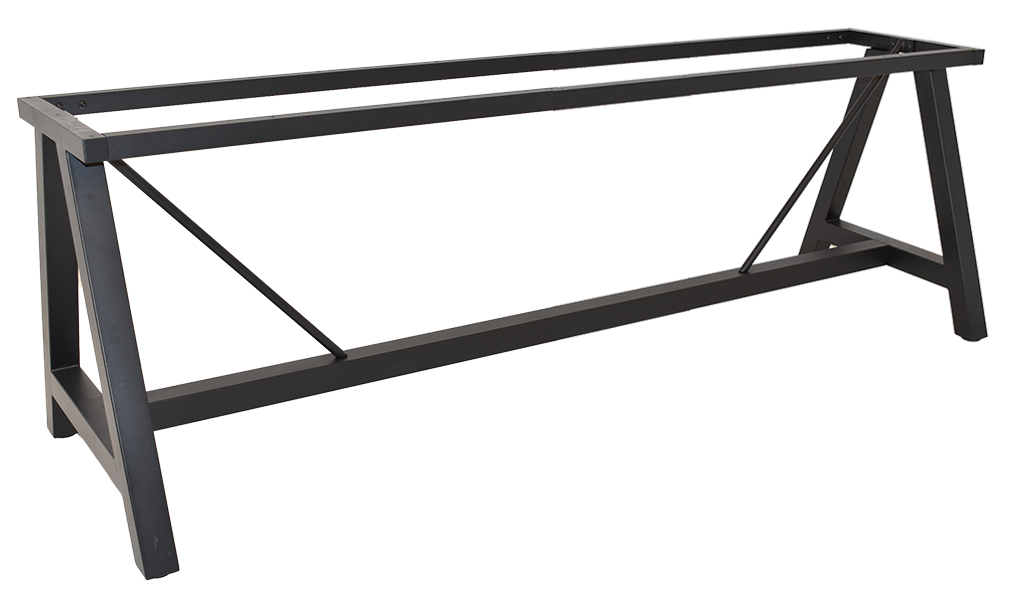 EZ BASE TABLE A FRAME 1200MM H730 BLACK