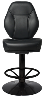 EZ GAMING STOOL CAIRO DISC BLACK