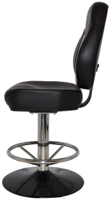 EZ GAMING STOOL CAIRO DISC BLACK