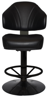EZ GAMING STOOL LUXOR DISC BLACK