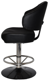 EZ GAMING STOOL LUXOR DISC BLACK