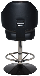 EZ GAMING STOOL LUXOR DISC BLACK