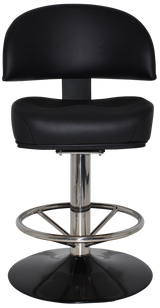 EZ GAMING STOOL MACAU DISC BLACK