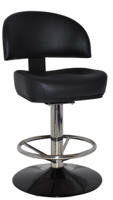 EZ GAMING STOOL MACAU DISC BLACK