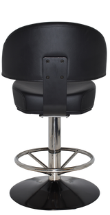 EZ GAMING STOOL MACAU DISC BLACK