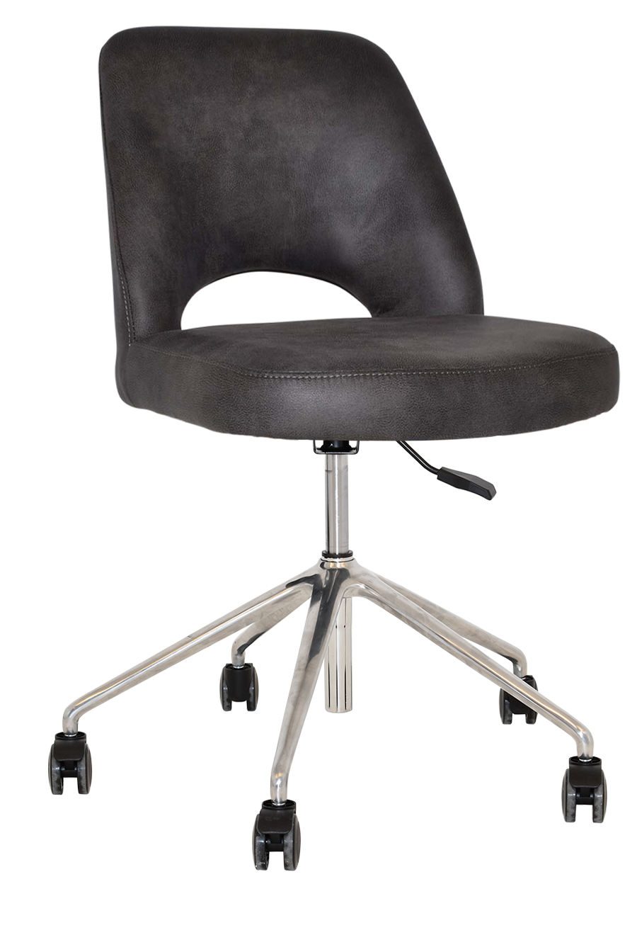 EZ CHAIR ALBURY CASTOR V2 POLISHED ALUM