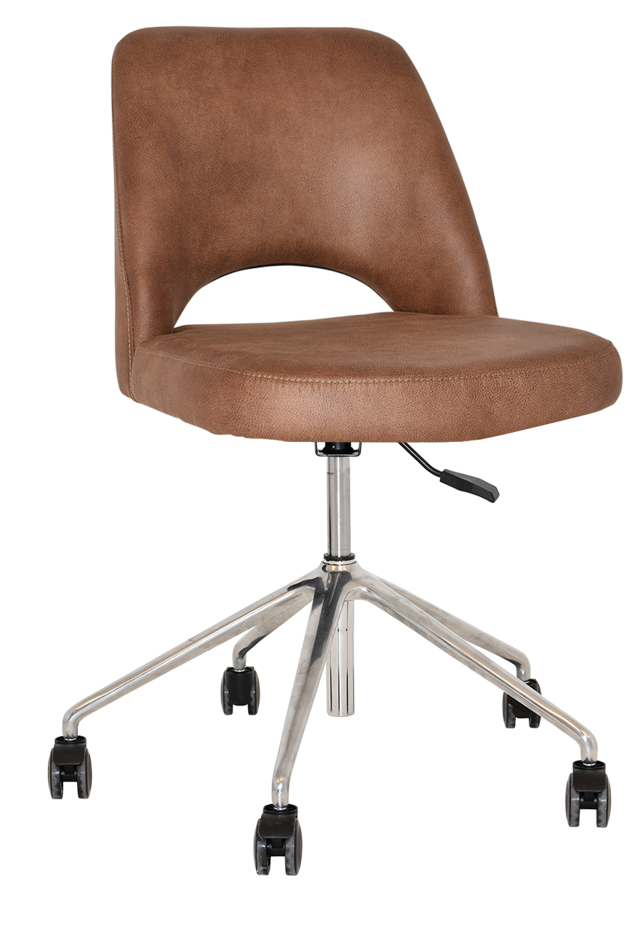 EZ CHAIR ALBURY CASTOR V2 POLISHED ALUM