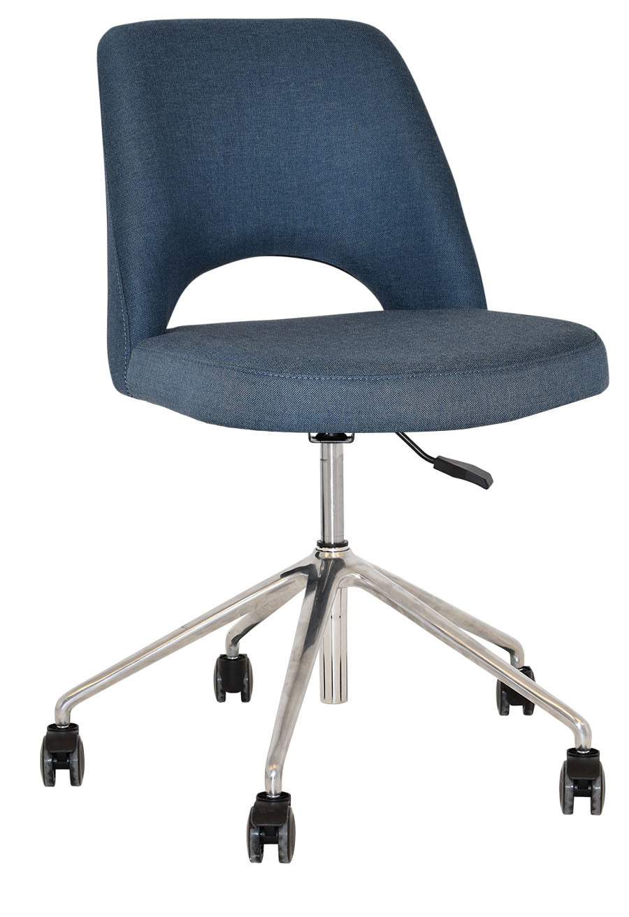 EZ CHAIR ALBURY CASTOR V2 POLISHED ALUM