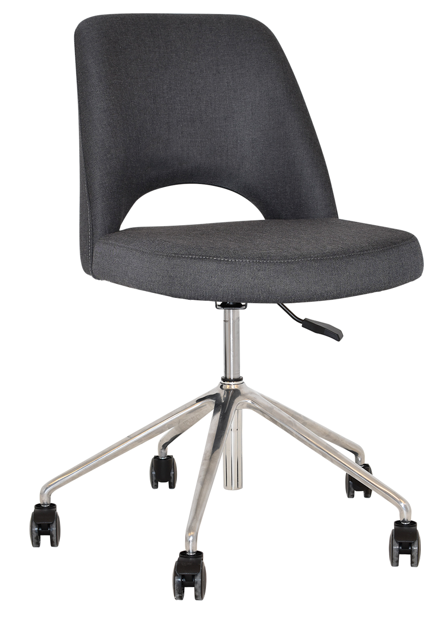 EZ CHAIR ALBURY CASTOR V2 POLISHED ALUM