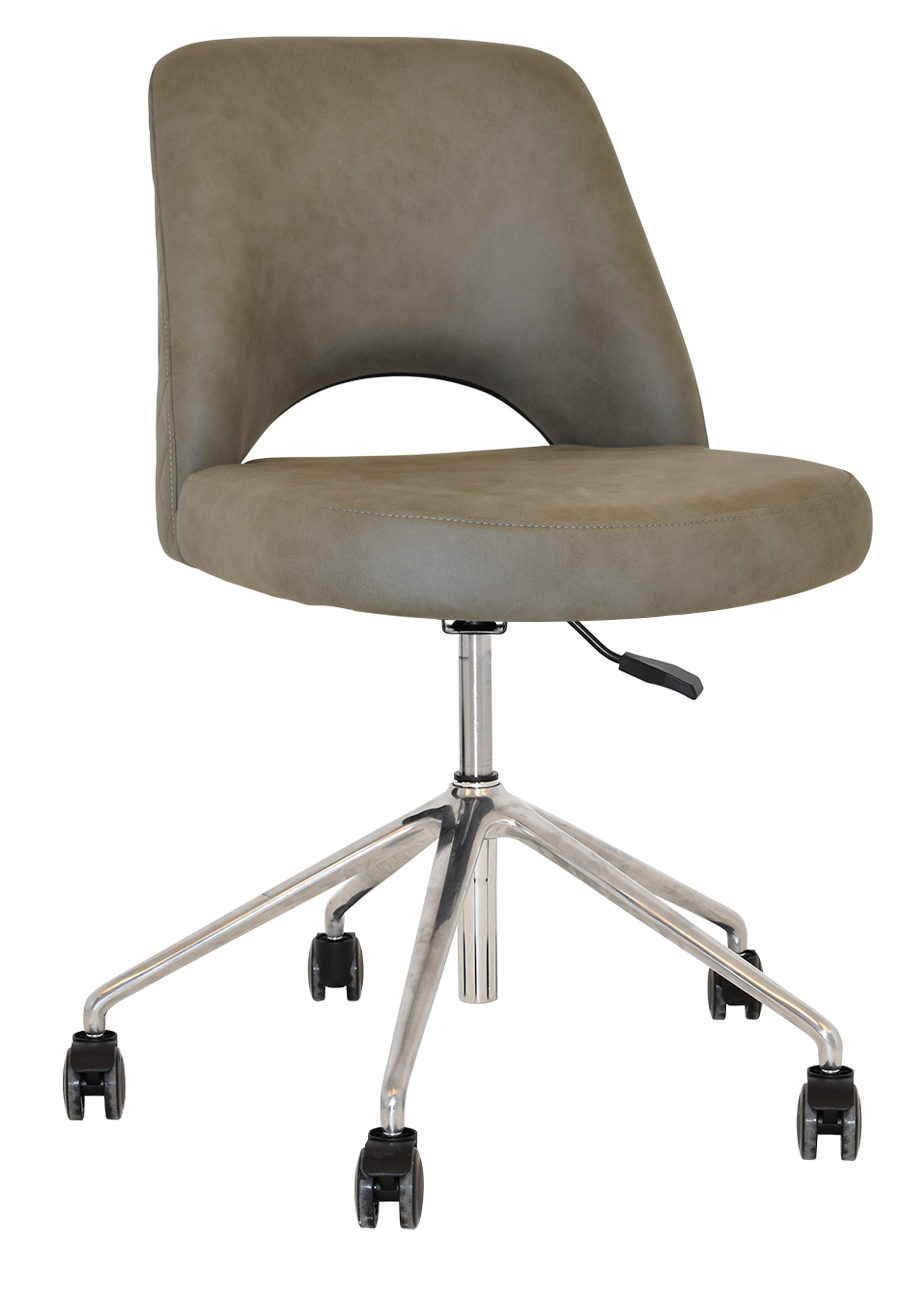 EZ CHAIR ALBURY CASTOR V2 POLISHED ALUM