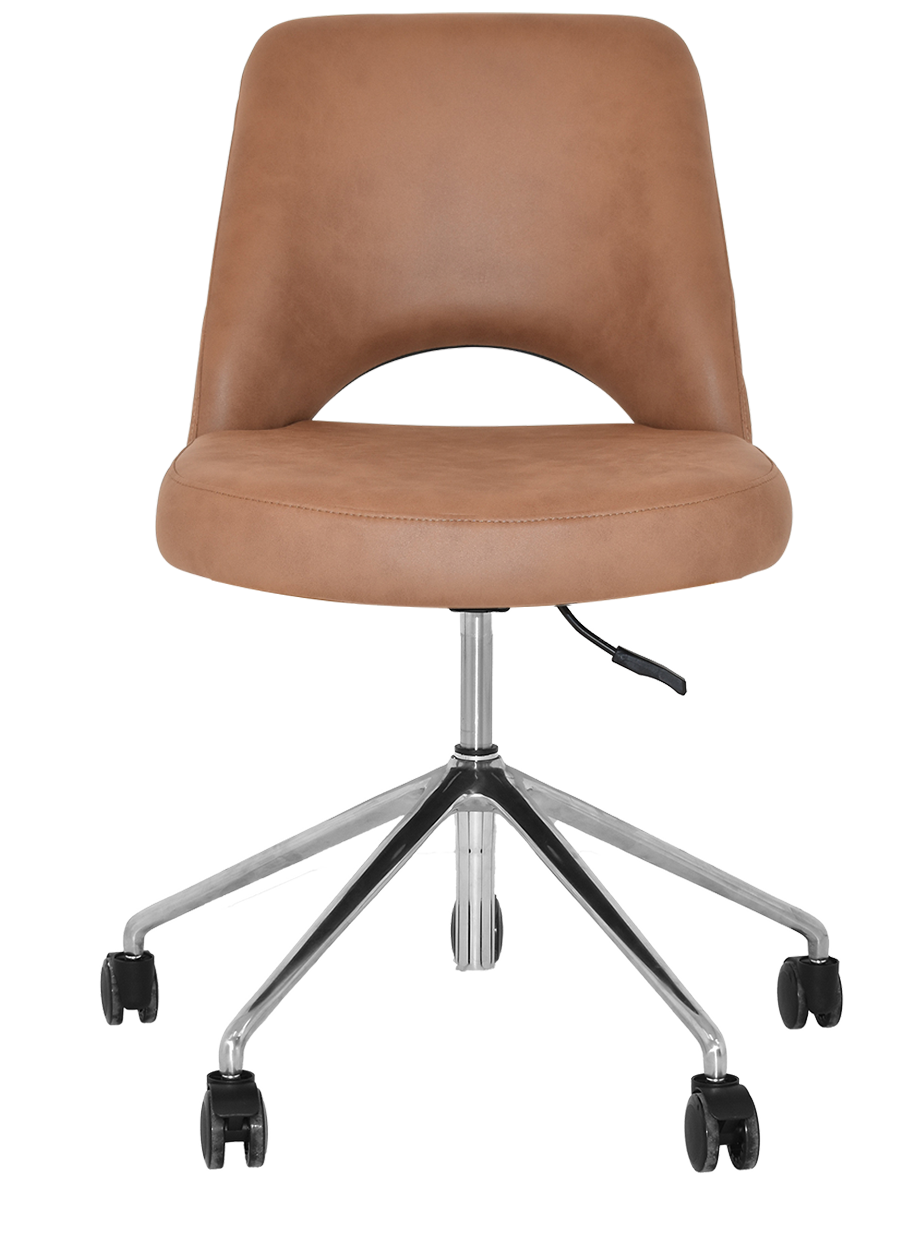 EZ CHAIR ALBURY CASTOR V2 POLISHED ALUM