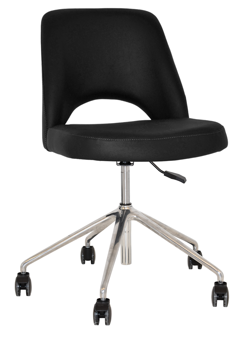 EZ CHAIR ALBURY CASTOR V2 POLISHED ALUM