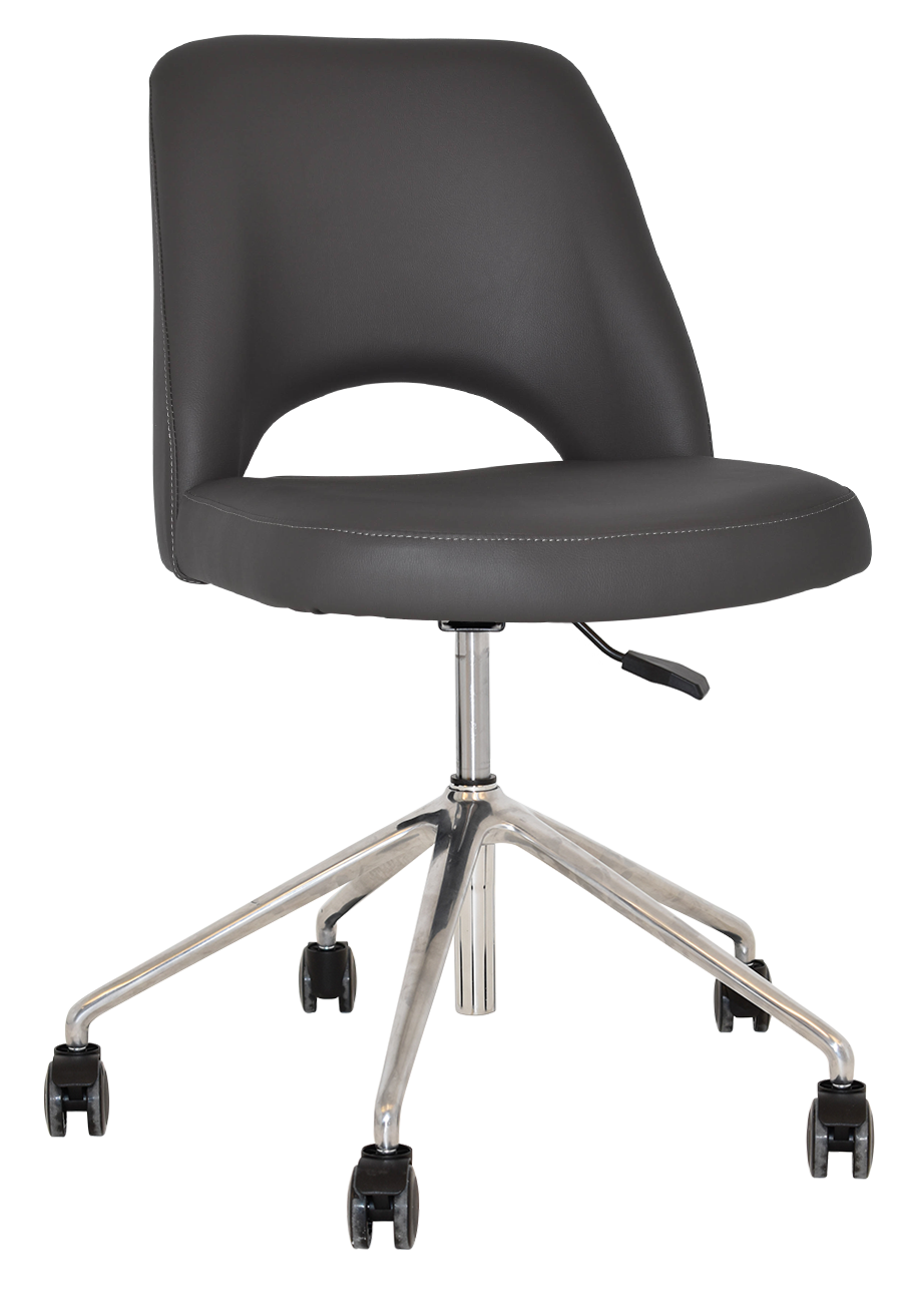 EZ CHAIR ALBURY CASTOR V2 POLISHED ALUM