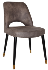 EZ CHAIR ALBURY METAL (SLIM) BLACK BRASS