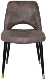 EZ CHAIR ALBURY METAL (SLIM) BLACK BRASS