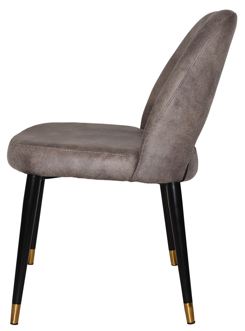 EZ CHAIR ALBURY METAL (SLIM) BLACK BRASS