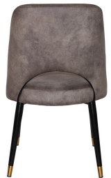 EZ CHAIR ALBURY METAL (SLIM) BLACK BRASS