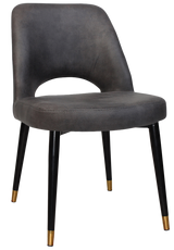 EZ CHAIR ALBURY METAL (SLIM) BLACK BRASS