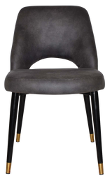 EZ CHAIR ALBURY METAL (SLIM) BLACK BRASS