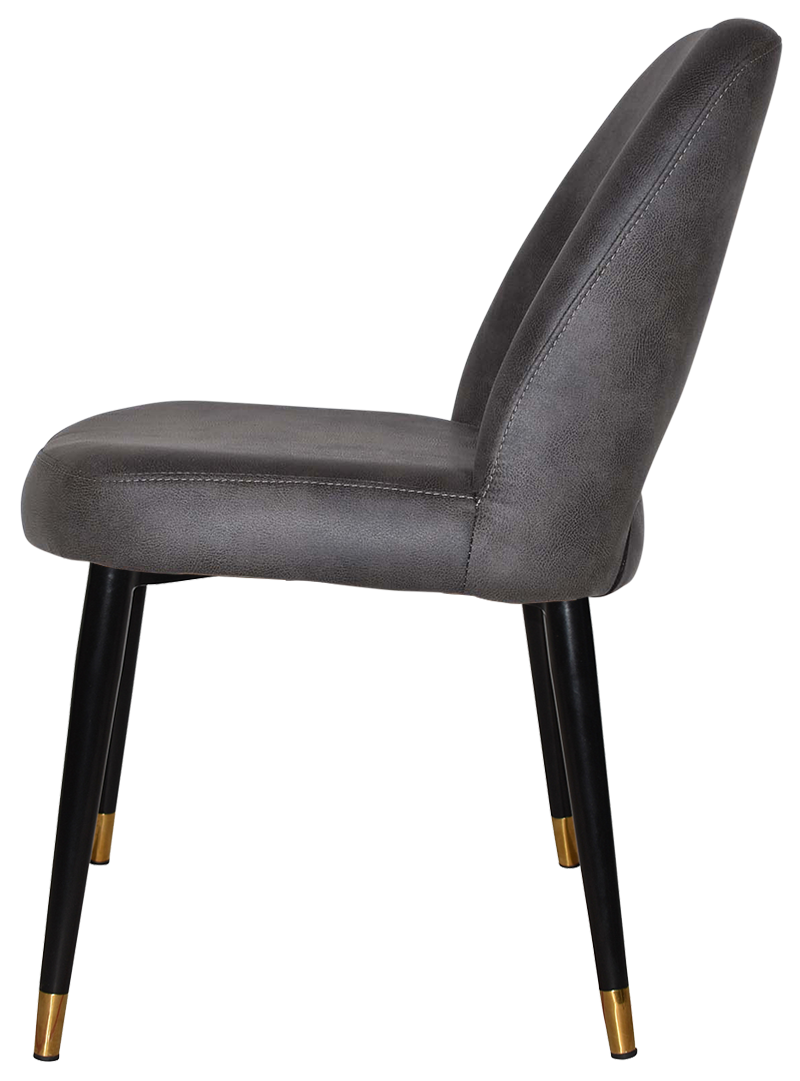EZ CHAIR ALBURY METAL (SLIM) BLACK BRASS