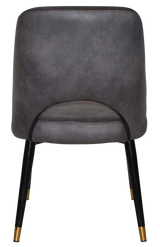 EZ CHAIR ALBURY METAL (SLIM) BLACK BRASS