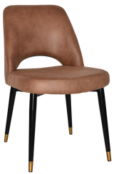 EZ CHAIR ALBURY METAL (SLIM) BLACK BRASS