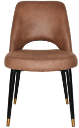 EZ CHAIR ALBURY METAL (SLIM) BLACK BRASS