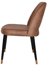 EZ CHAIR ALBURY METAL (SLIM) BLACK BRASS