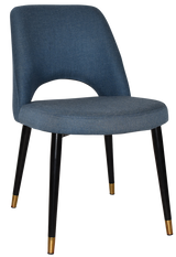 EZ CHAIR ALBURY METAL (SLIM) BLACK BRASS
